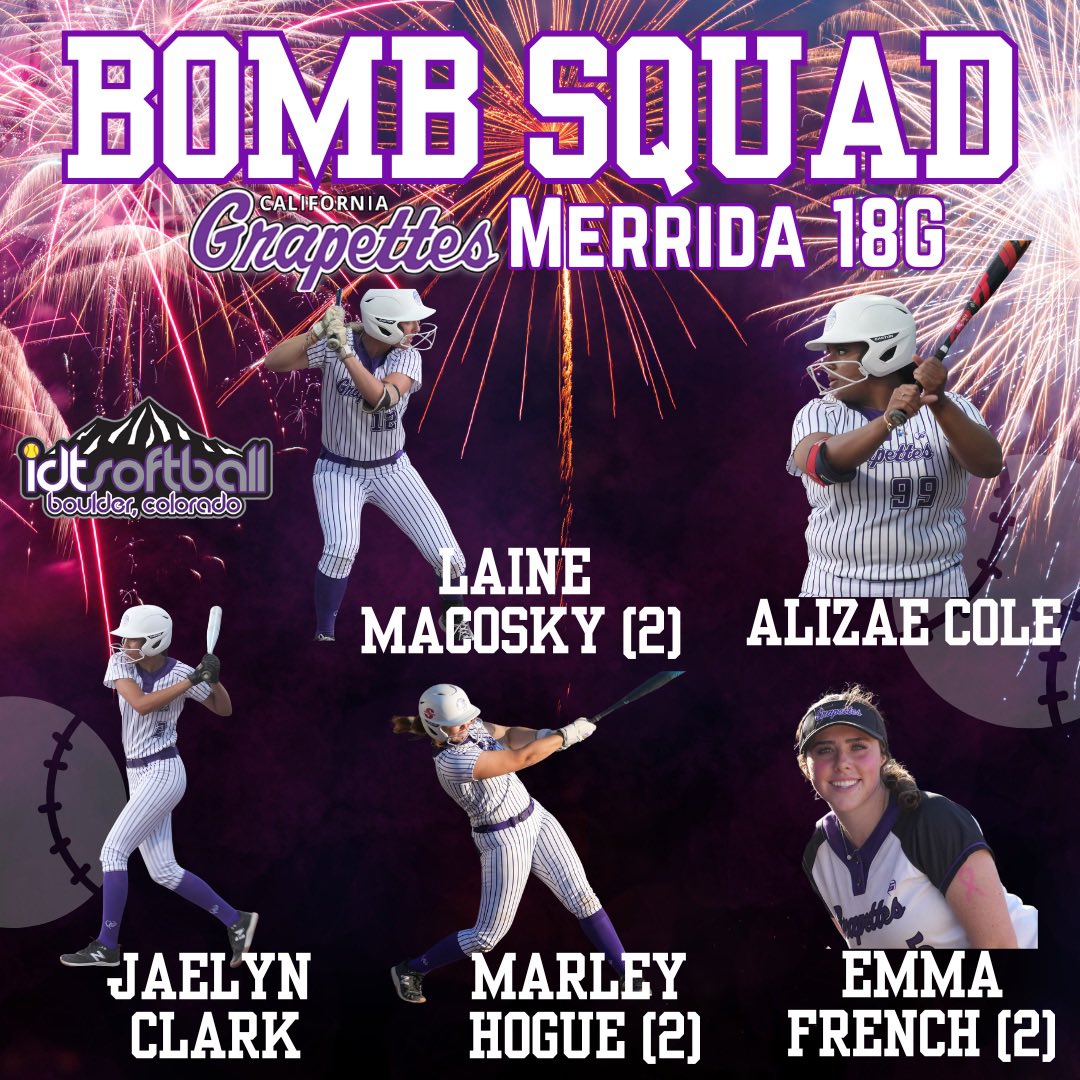2 guarantees in Colorado. ⚡️delays &amp; HRs . 🍇🚀🚀🚀🚀🚀🚀🚀🥎🥎🥎🥎🥎🥎🥎Congrats to all HR hitters. A special 1 for (2027) Jaelyn Clark was her first 1 of her career. <a href="/PGFnetwork/">PGF</a> <a href="/MarleyHogue2025/">Marley Hogue / 2025 Catcher🥎❤️</a> <a href="/JaelynClark2027/">Jaelyn Clark</a> <a href="/laine_macosky/">Laine Macosky</a> <a href="/EmmaFrench2025/">Emma French</a> <a href="/alizaecole_2025/">alizae cole</a> <a href="/MarleyHogue2025/">Marley Hogue / 2025 Catcher🥎❤️</a>