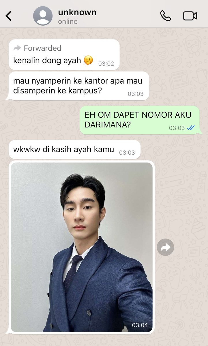 coffeelattay's tweet photo. #FORCEBOOK AU — Om Duren

; Ayah kok ga pernah cerita kalau punya temen ganteng? Kamu sih ga pernah nanya.

© @coffeelattay https://t.co/tttlRrt58h