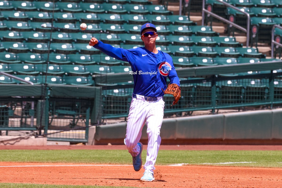 biest22's tweet image. Around the Cubs infield in the Arizona Complex League. Fernando Cruz Christopher Paciolla Derniche Valdez #Cubs #CubsProspects #ACL2025