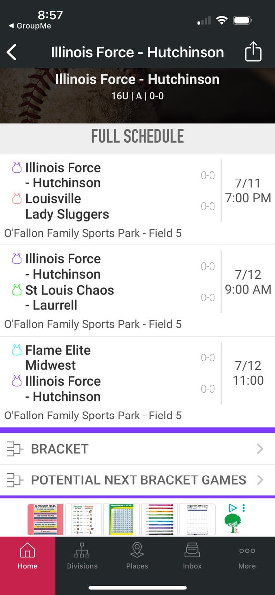 In O’Fallon this weekend! <a href="/ILForce16u/">Illinois Force 16U National (Hutchinson)</a> <a href="/UNISoftball/">UNI Softball</a> <a href="/CoachMWright3/">Monica Wright</a> <a href="/KAlstott/">Kyle Alstott</a> <a href="/OJadams01/">Ozzie Adams</a>