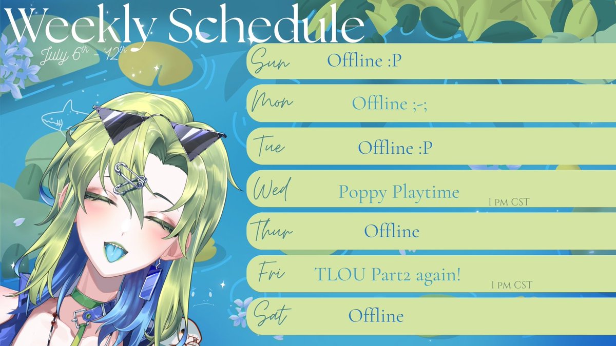 stefinnieee's tweet photo. Guys look, I'm actually capable of making and posting a schedule :D
YIPPEE!!! https://t.co/HZY3zWCjrO
