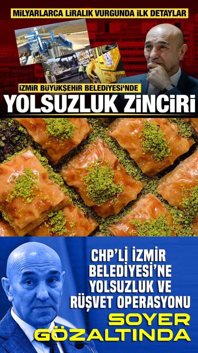 Baklava Belediyeciliğinin detayları için tıklayınız👇🏻🙂