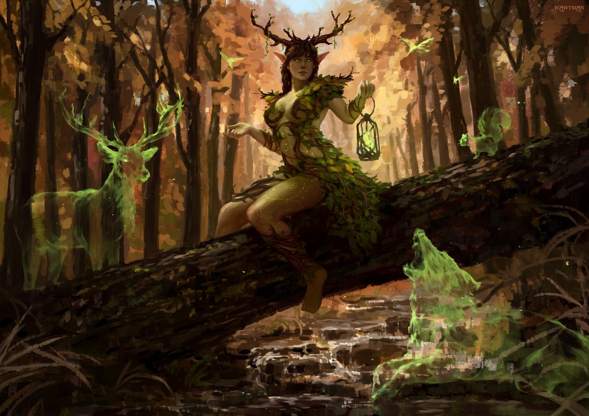 Hello, #PortfolioDay!
I'm wawtman, a digital artist who loves to draw fantasy worlds. ✨