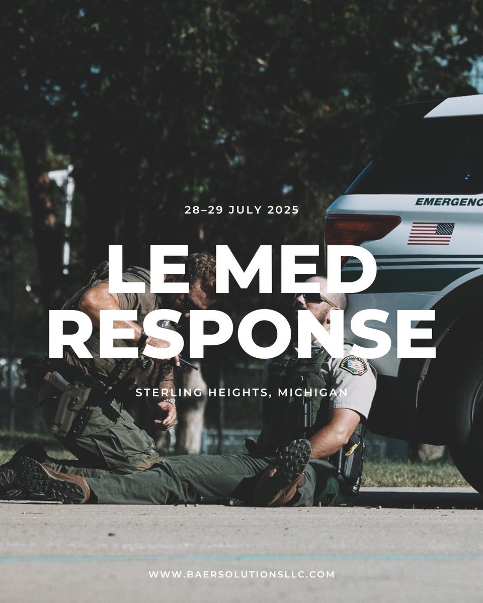 BaerSolutions's tweet image. This isn’t classroom theory. It’s hands-on, real-world training.
You in?
Limited spots, sign up on the website.
#baersolutions #med #medical #getoutandtrain