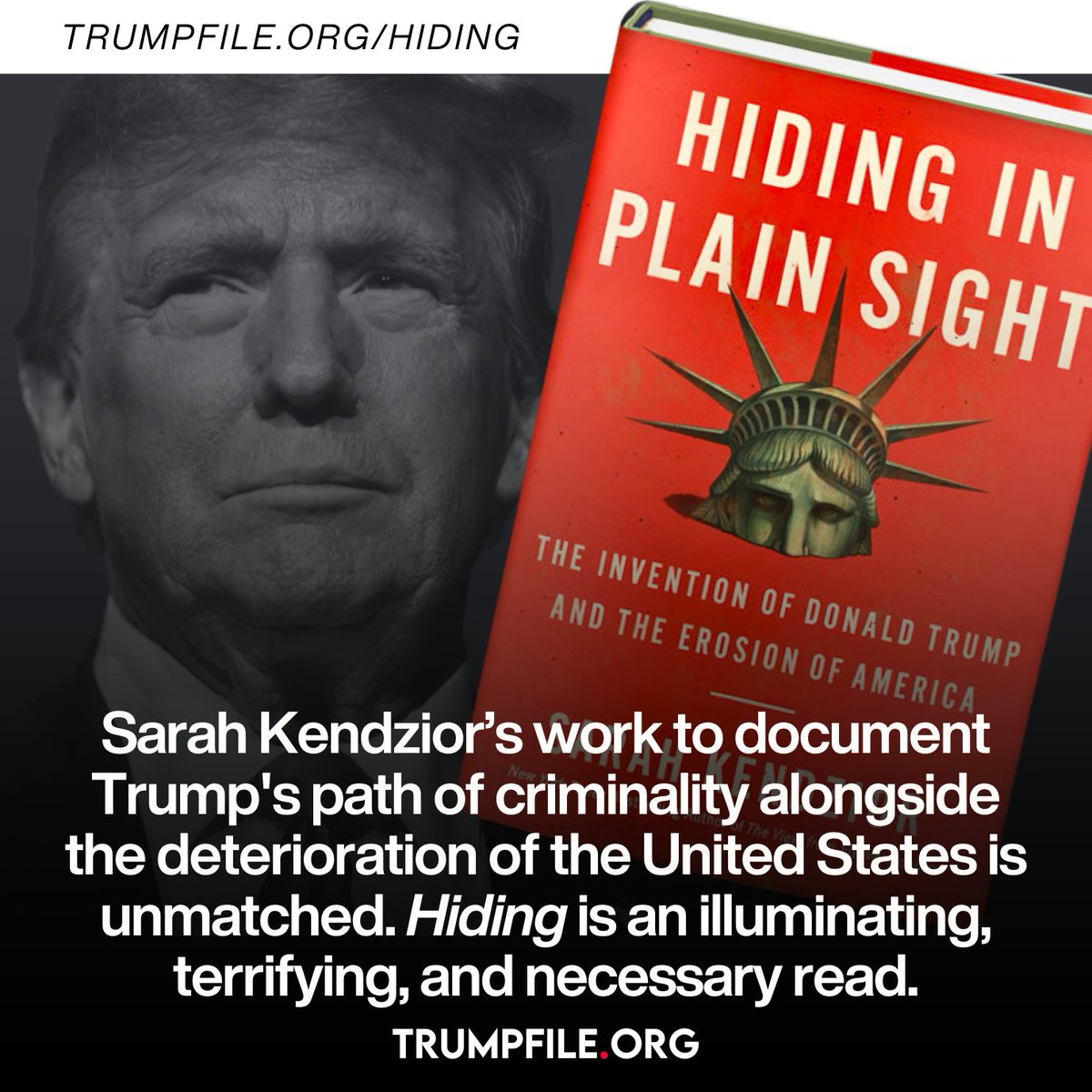 TrumpFile.org (@trumpfile) on Twitter photo Trump File would not exist today if it weren't for <a href="/sarahkendzior/">Sarah Kendzior</a>'s book Hiding In Plain Sight, and you can get it for just $2.99 TODAY ONLY wherever you buy eBooks! Find it on Amazon at trumpfile.org/hiding Trump File would not exist today if it weren't for <a href="/sarahkendzior/">Sarah Kendzior</a>'s book Hiding In Plain Sight, and you can get it for just $2.99 TODAY ONLY wherever you buy eBooks! Find it on Amazon at trumpfile.org/hiding