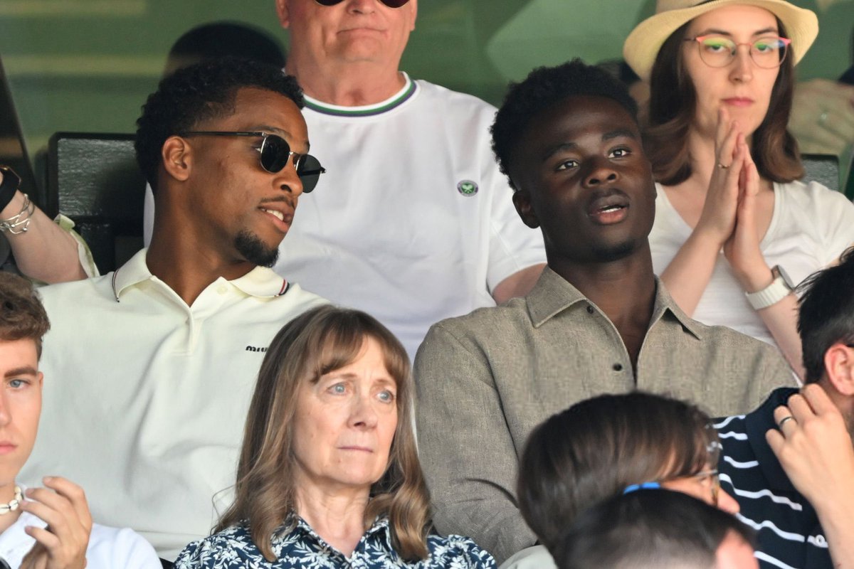 Myles, Bukayo et Jurrien à Wimbledon 🎾