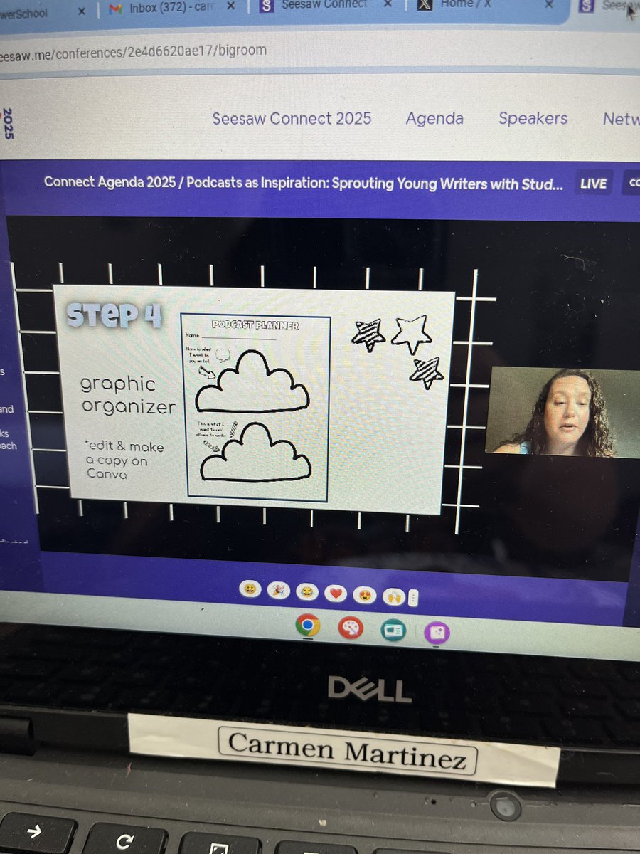 Martinez5th's tweet image. Definetly going to try Podcast using @Seesaw ! Lindsey Davis did an amazing job! #SeesawConnect_Contest