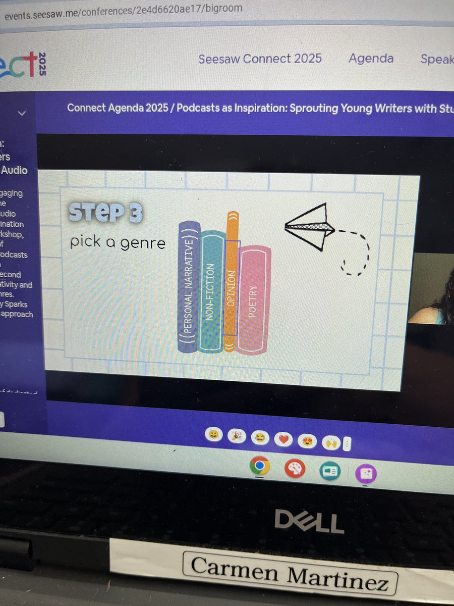 Martinez5th's tweet image. Definetly going to try Podcast using @Seesaw ! Lindsey Davis did an amazing job! #SeesawConnect_Contest