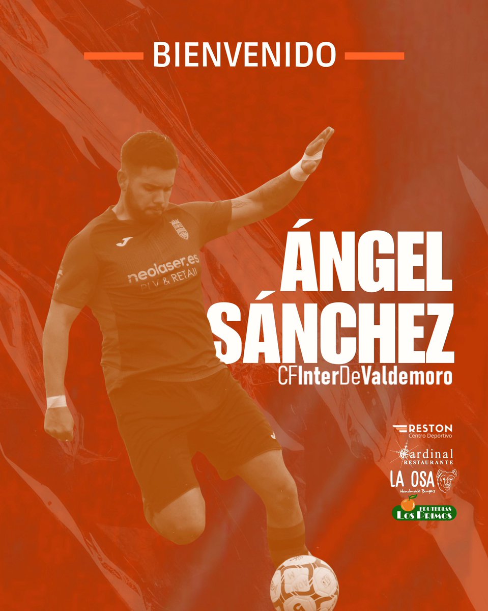 📢OFICIAL | FICHAJE ÁNGEL SÁNCHEZ 

Nos complace anunciar la incorporación de Ángel Sánchez al CF Inter de Valdemoro, procedente del AD Arganda CF.

¡Bienvenido de nuevo a tu casa, Ángel! 🏡🧡

#VamosInter #InterDeValdemoro