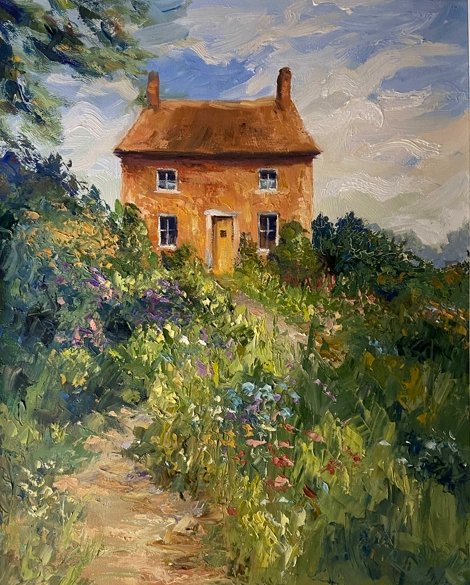 KateriSeraphina's tweet image. Titre: Maison Terracotta
Acrylique sur toile
Artiste Kateri