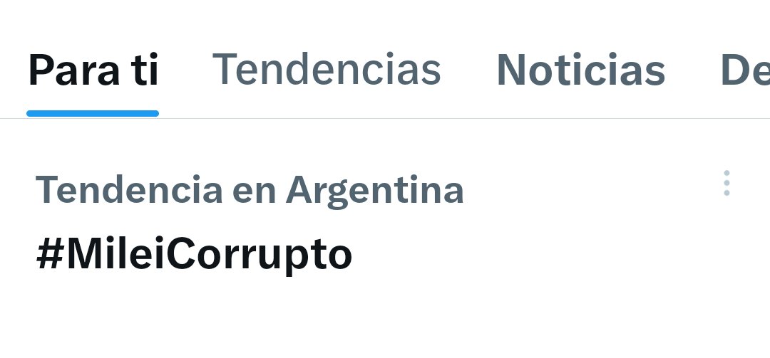 Ahora que sea mundial 
#MileiCorrupto