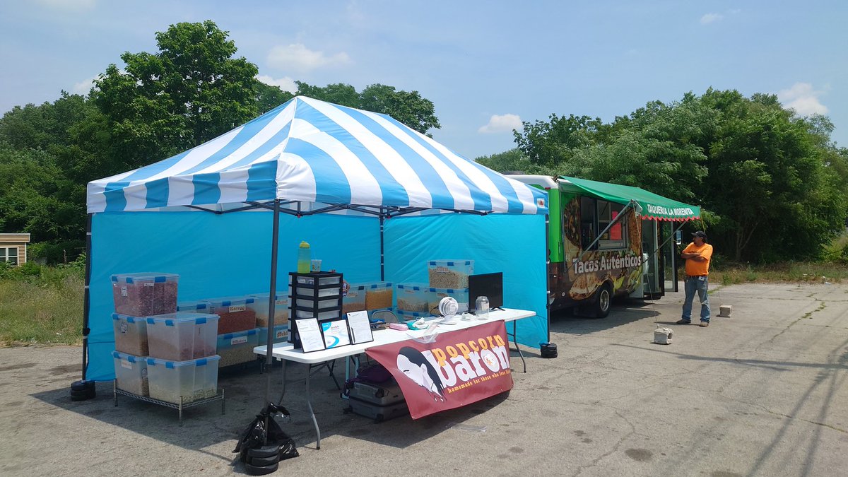 Good afternoon!  We will be here on ridge road and burr st in northwest indiana til 8 pm!