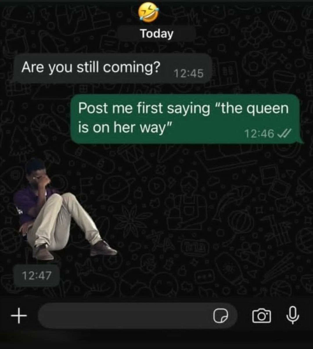 Queen of which kingdom?