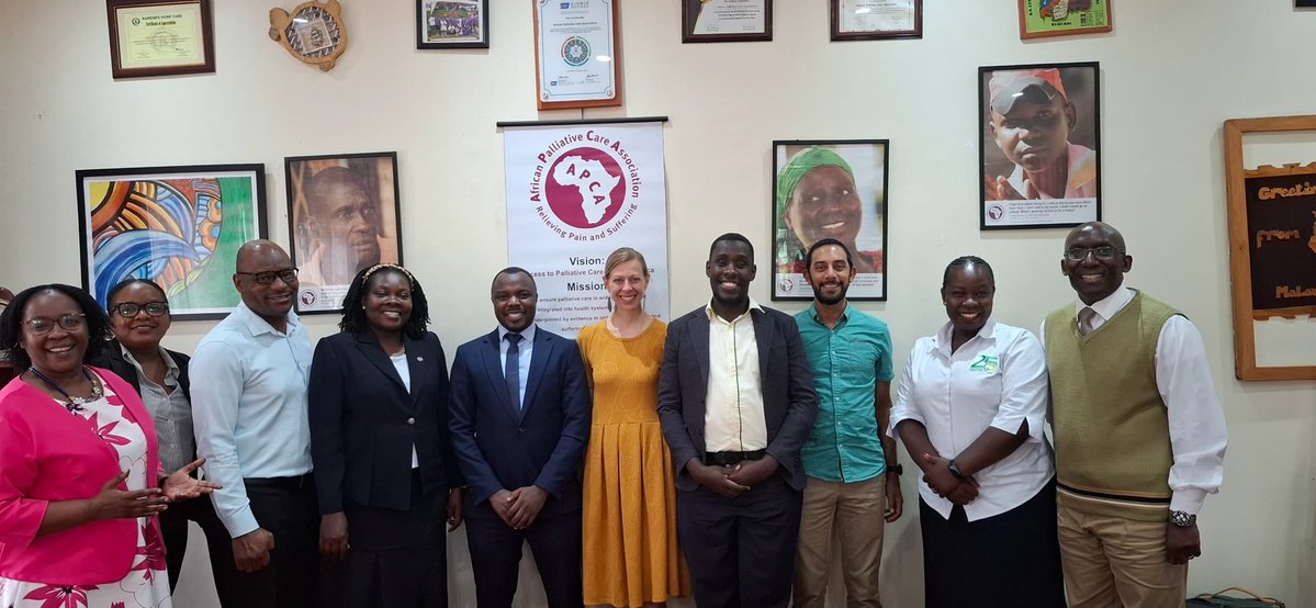 APCAssociation's tweet image. @APCAssociation today met with @PCAUganda, @Humanitera from USA + Nama Health & Wellness Centre on building #CompassionateCommunities in health systems. @DrLuyirika @EveNamisango @MarkMwesiga @joyce_zalwango @irumbalisa