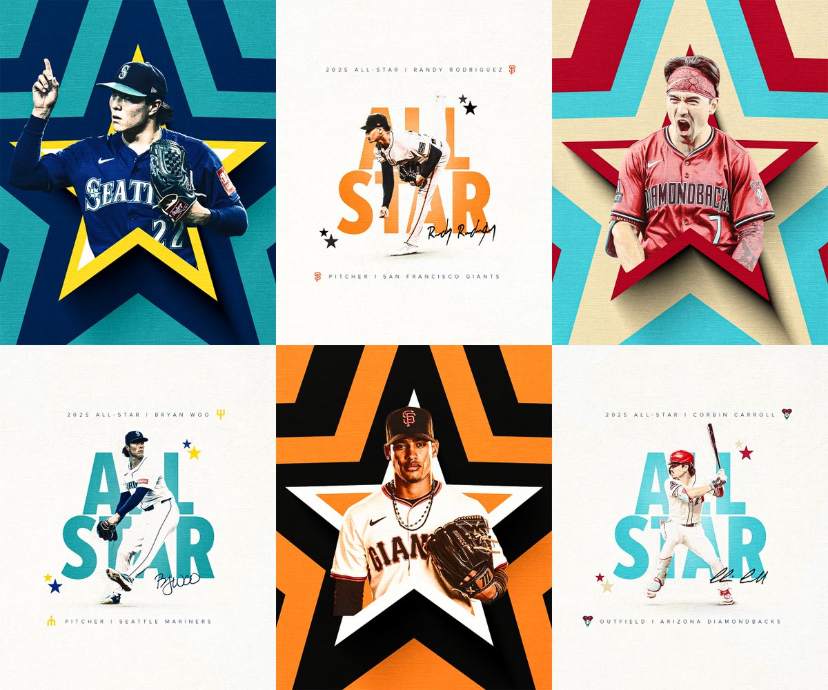 mh_design91's tweet image. I've fallen back in love with baseball over the past few years.
It was my first true love as a kid and the main sport I played into high school.
It's also the sport I've done the least creative around so when 3 of my favs made the All-Star Game I had to get some work in.