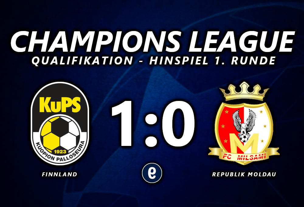 Das erste Europapokal-Spiel der neuen Saison entscheidet der finnische Meister Kuopion Palloseura 🇫🇮 für sich! 🏆

📲 Alle Ergebnisse der Europapokal-Qualifikation: diefalsche9.de/teilnehmer-und…