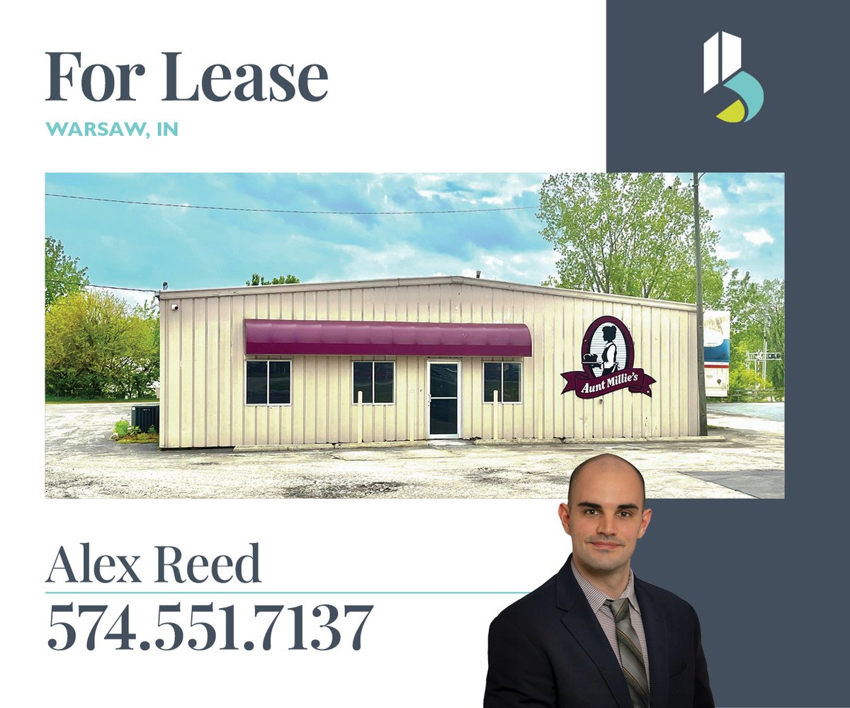 Located in Warsaw, Indiana, this 4,964 SF industrial flex building at 2557 East US 30 is available for lease. Ideal for light manufacturing, warehousing, or distribution.

More Info:bradleyco.com/property-searc…

#WarsawIN #Industrial #FlexSpace
#CRE #RealEstate #BradleyCompany