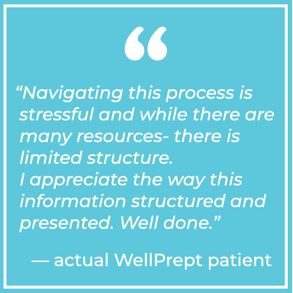 What happens when your patients get your chosen resources without your team having to do any extra work? 

You have time to focus on the patient in front of you. 

And your staff has time to breathe. And your patients love you in advance. 

Win - win - win.