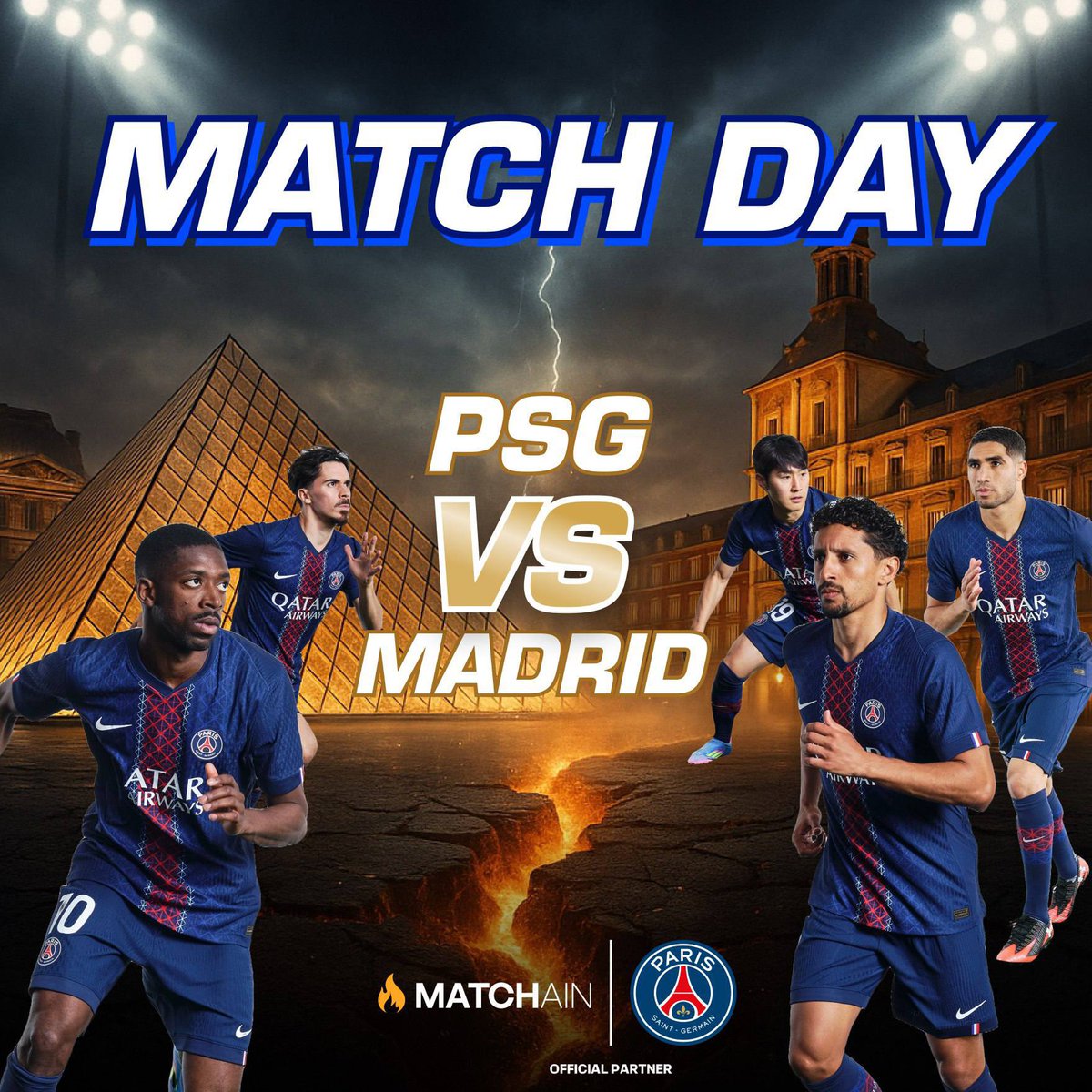 Matchain (@matchain_io) on Twitter photo 🏆 New Semi-Final Badge Alert: PSG vs Madrid!
The big clash is set to happen on Wednesday at 9PM Paris Time, and your next collectible is ready.
Claim your <a href="/PSG_inside/">Paris Saint-Germain</a> vs Madrid badge now and add it to your fan collection before kickoff.
Grab it here: psgclubrewards.matchain.io 🏆 New Semi-Final Badge Alert: PSG vs Madrid!
The big clash is set to happen on Wednesday at 9PM Paris Time, and your next collectible is ready.
Claim your <a href="/PSG_inside/">Paris Saint-Germain</a> vs Madrid badge now and add it to your fan collection before kickoff.
Grab it here: psgclubrewards.matchain.io