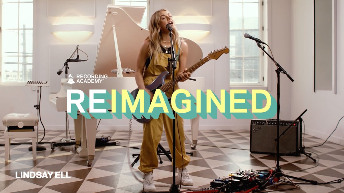 RecordingAcad's tweet image. #ReImagined 🎤 Singer/songwriter @lindsayell covers @the1975's "Give Yourself A Try" in an empowering solo performance: youtu.be/Usq8XgI8fqc