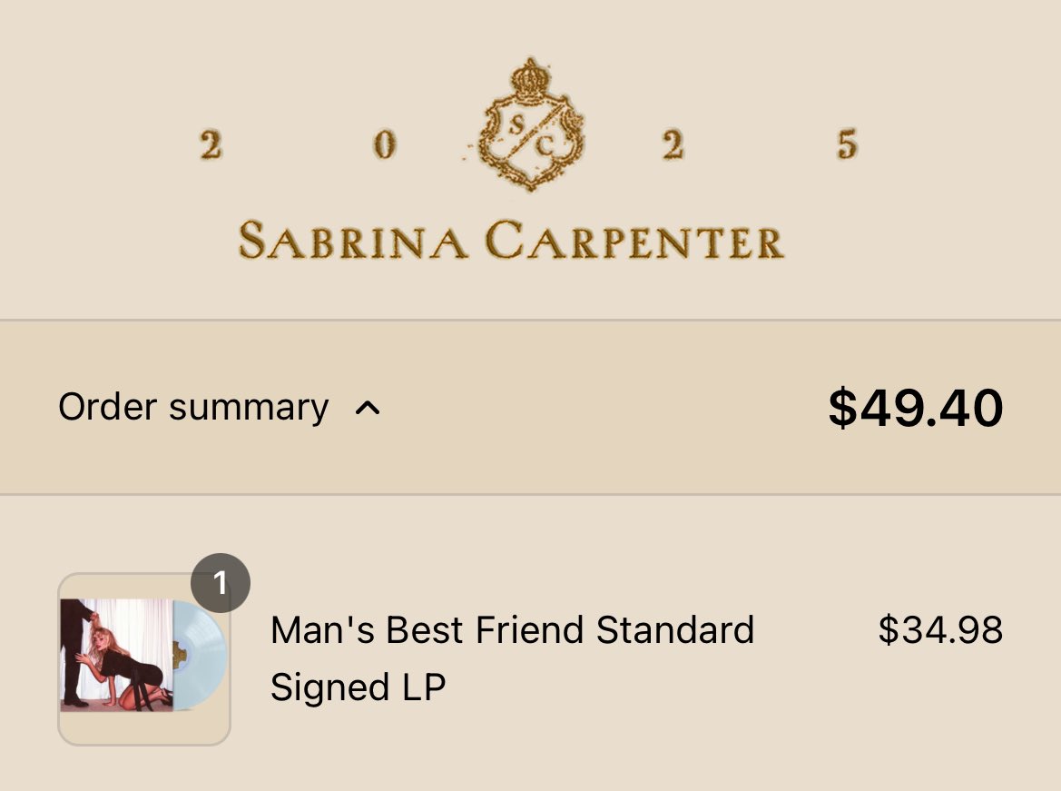 madsupports's tweet image. finally !! signed sabrina cd and vinyl ☑️