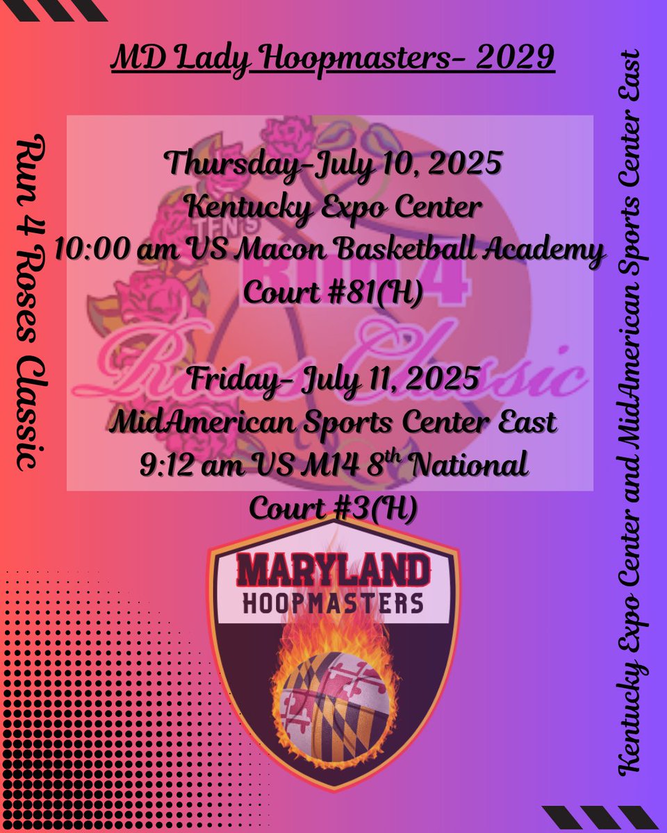Coaches stop by and check out the MD Lady Hoopmasters in KY.