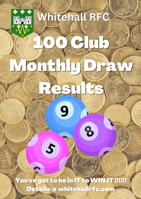 100 Club Draw Results !!!! #Pitchero Are you a WINNER or a SINNER (if you're not in it to win it?!) while supporting Whitehall RFC!!!! Get involved 😉
pitchero.com/clubs/whitehal…