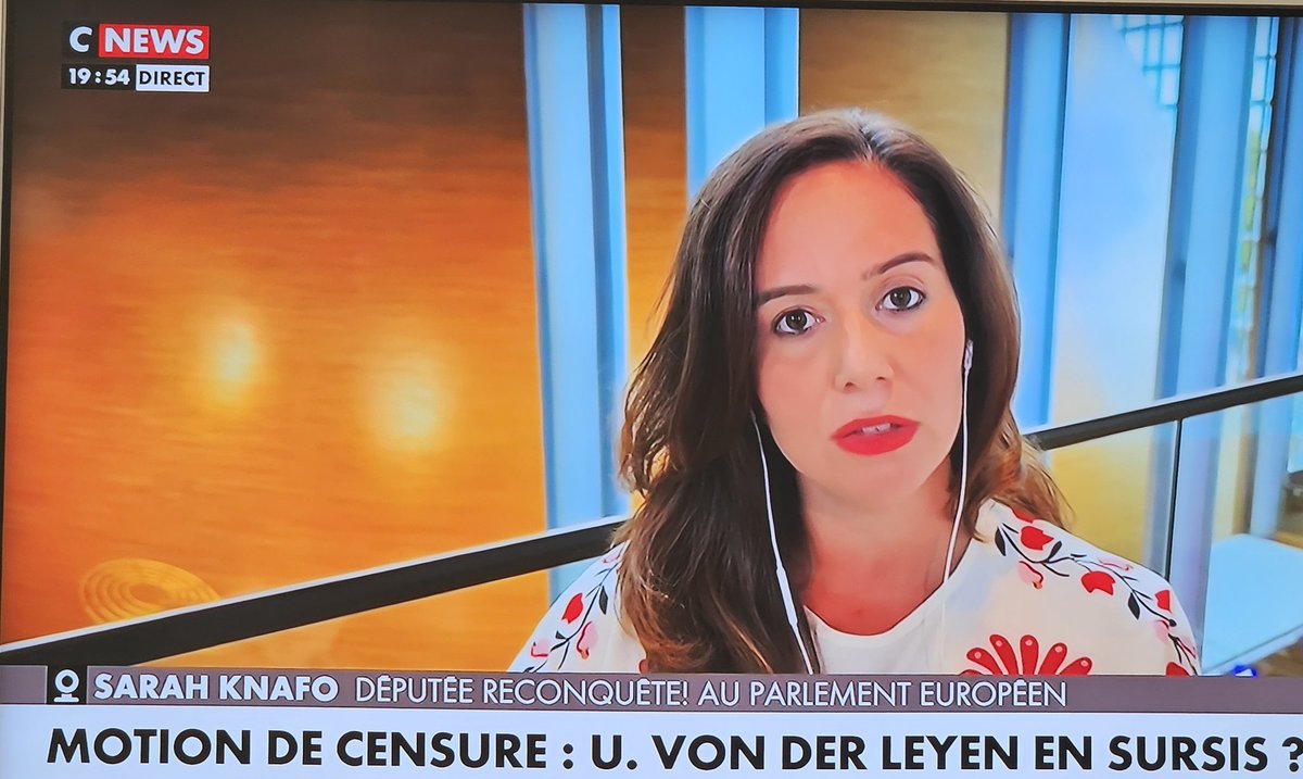 Guy-Eric Imbert 🇨🇵 (@imbertguyeric) on Twitter photo Seulement trois députés Européens Français, dont notre députée <a href="/knafo_sarah/">Sarah Knafo</a>, ont signé la motion de censure contre Von Der Leyen. Nous verrons s'ils seront plus nombreux à la voter.
Un moment révélateur à suivre de très près. 🇨🇵💤🇨🇵 Seulement trois députés Européens Français, dont notre députée <a href="/knafo_sarah/">Sarah Knafo</a>, ont signé la motion de censure contre Von Der Leyen. Nous verrons s'ils seront plus nombreux à la voter.
Un moment révélateur à suivre de très près. 🇨🇵💤🇨🇵