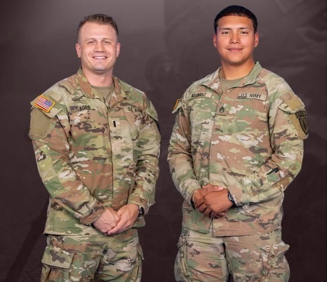 IL_Natl_Guard's tweet image. Congrats to 1st Lt. Kyle Korb and Staff Sgt. Jeremiah Alvarez, from the Illinois Army National Guard's 6th Bn, 54th SFAB. Korb, a nurse, and Alvarez, a maintainer, placed 12 out of 22 in the machine gun competition in the Winston P. Wilson Championship, 23-27 June, in Ark.