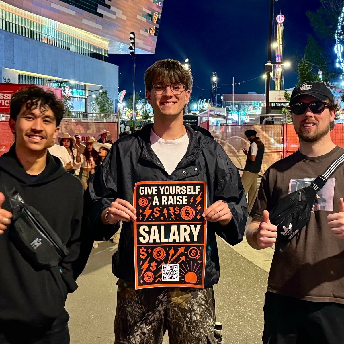 FCFNetwork's tweet image. The team was out spreading the good word of $salary last night at the most populated event in this city.
Next stop Belgium for Tomorrowland bringing the movement world wide. 🌍✈️
Give yourself a raise. $salary