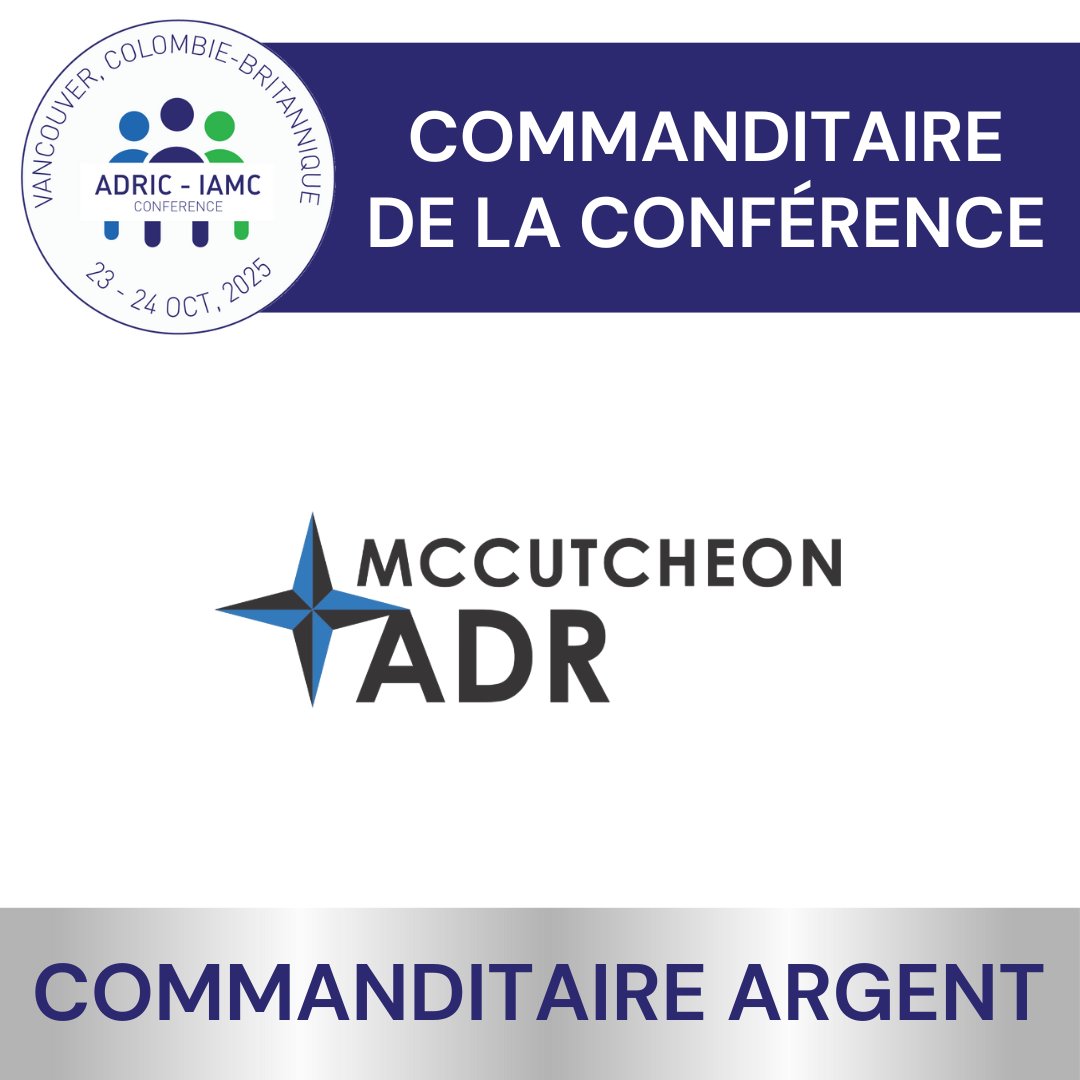 We’re proud to have David McCutcheon of McCutcheon ADR on board as an official sponsor of the ADRIC 2025 Conference! Their support makes it possible for us to deliver valuable learning and networking opportunities.

Learn more about David here: zurl.co/sdlwd

<a href="/ADR_BC/">ADR Institute of British Columbia</a>