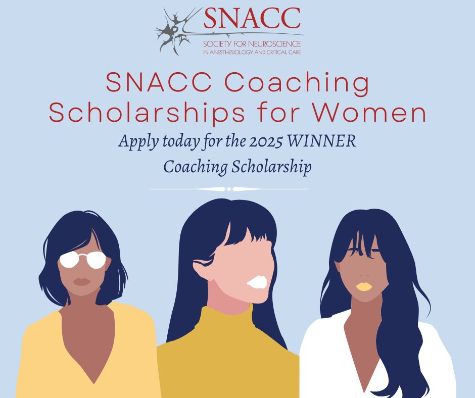 SNACCNeuro's tweet image. 🎓Advance Your Career w/ 1:1 Coaching! The 2025 WINNER Coaching Scholarship is for early-career faculty women within first 5 years.
🌟Establish yourself as a leader
🌟Explore career paths
🌟Strengthen communication strategies
ow.ly/C5Br50WioNf
Deadline July 15 @ 11:59PM ET
