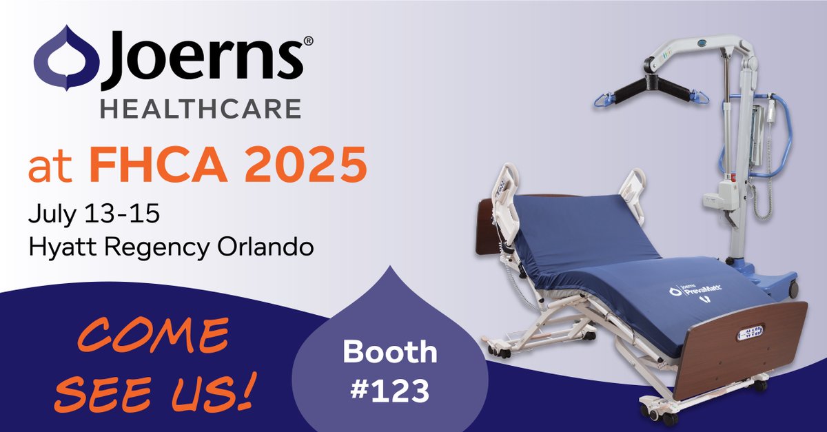 We’re heading to #FHCA2025!
📍 Hyatt Regency Orlando | Booth #123
📅 July 13–15
Join Joerns Healthcare to explore innovations in post-acute care. Let’s connect!
🔗 hubs.li/Q03wfT9Z0
#JoernsHealthcare #HealthcareInnovation #FHCA2025  #PostAcuteCare  #FHCATradeshow
