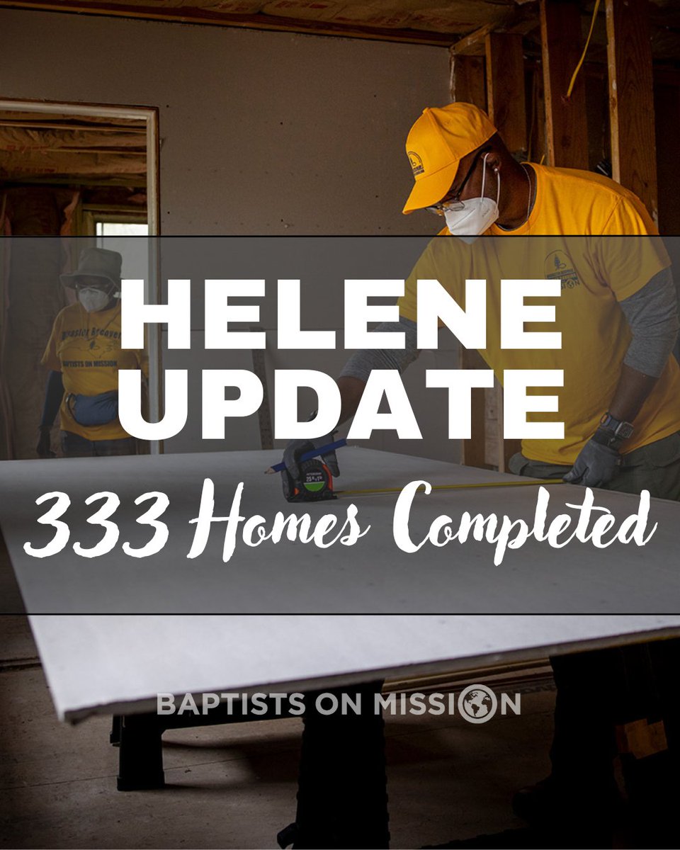 nc_missions's tweet image. Helene Rebuild Update - July 7, 2025
🏠 333 Homes Completed
🛠️ 363 Homes in Progress
🙏 1204 Requests
Thank you for praying, giving and going
helenerebuild.org