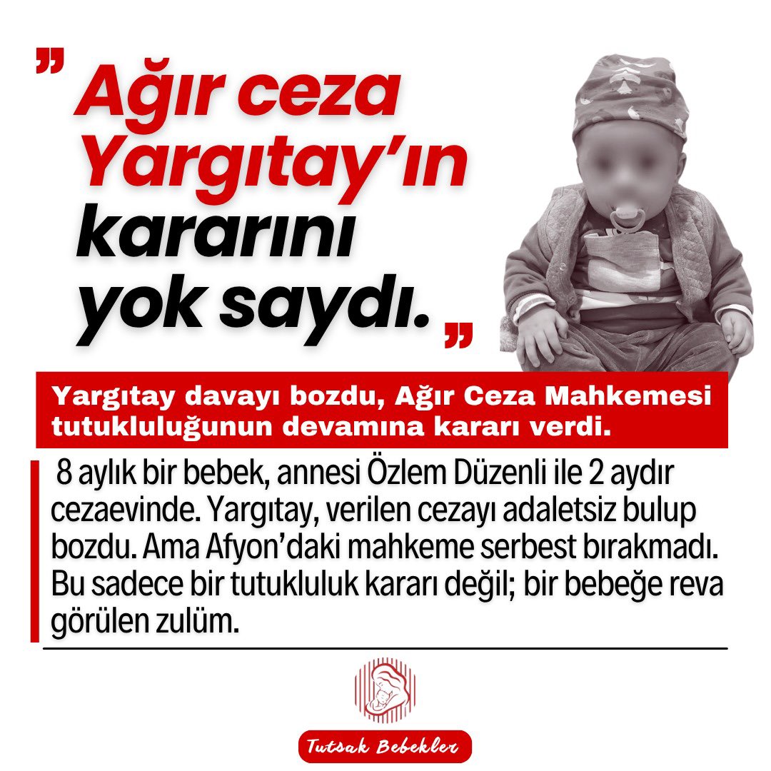 Henüz konuşamayan bir bebek için adalet arıyoruz.
Annesinin sütüne, şefkatine muhtaç 8 aylık bir bebekten bahsediyoruz.
Bu bir istatistik değil, gerçek hayat!

8AylıkEfeye Adalet