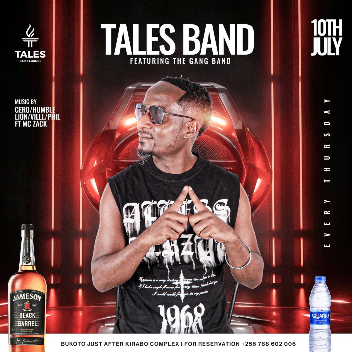 Tales Lounge Bukoto (@taleslounge_kla) on Twitter photo . <a href="/thegangband/">The Gang Band</a> is back on stage TONIGHT!
Live music from 5PM, then DJ Villl, Phil & Gero take over for an electric lounge afterparty
๐ธ Pull up, sing loud, eat good, and vibe heavy!
๐ฒ Book your table now โ wa.me/256700564679
#TalesOfTheNight #BandNightAtTales . <a href="/thegangband/">The Gang Band</a> is back on stage TONIGHT!
Live music from 5PM, then DJ Villl, Phil & Gero take over for an electric lounge afterparty
๐ธ Pull up, sing loud, eat good, and vibe heavy!
๐ฒ Book your table now โ wa.me/256700564679
#TalesOfTheNight #BandNightAtTales