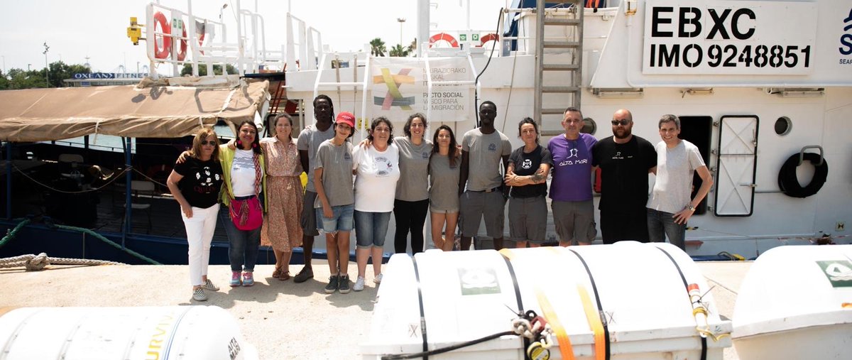 PVasco_EuskoL's tweet image. Errefuxiatuen eta Migratzaileen Taldeartekoa Aita Mariren tripulazioarekin bildu da
➡️legebiltzarra.eus/portal/eu/web/…
El Intergrupo por la Defensa de los derechos de las Personas Refugiadas y Migrantes @PVasco_EuskoL se reúne con la tripulación del Aita Mari
➡️legebiltzarra.eus/portal/es/web/