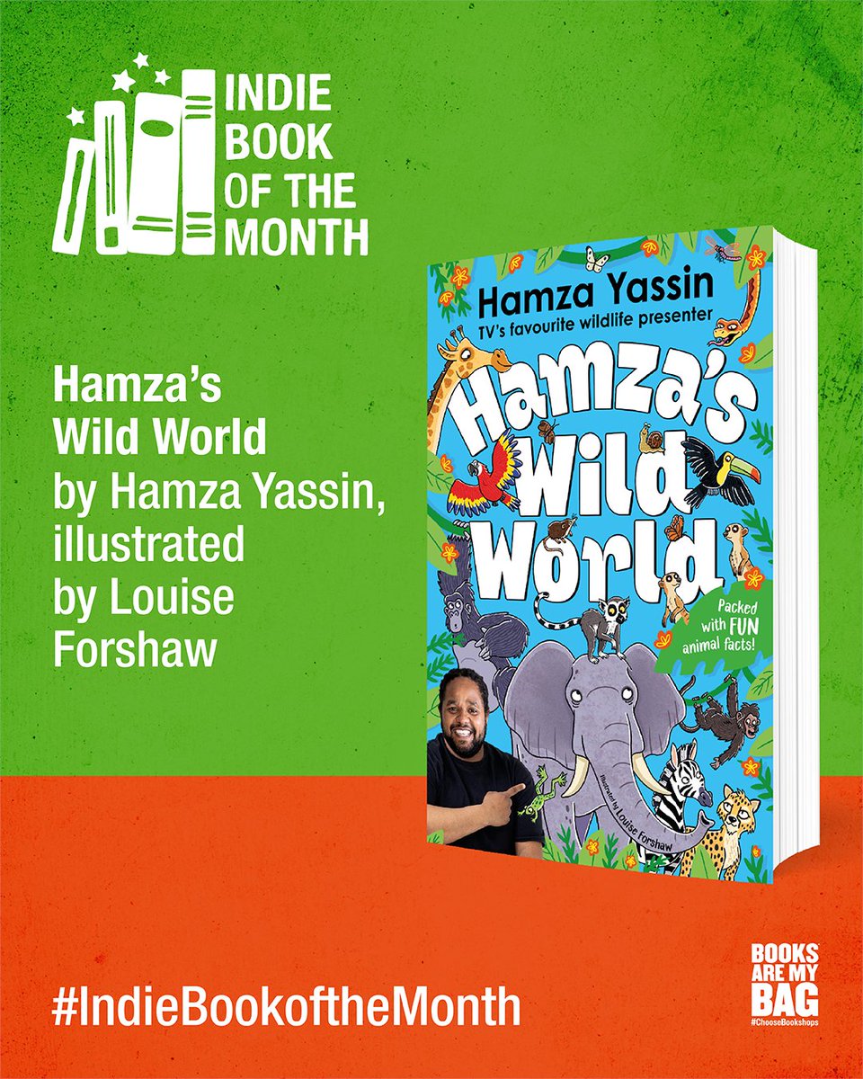 🌍 Go on a wild adventure with Hamza Yassin!

Packed with fascinating, funny, and surprising facts, Hamza's Wild World is perfect for curious minds of all ages.

🎨: Louise Forshaw

Discover our Children's #IndieBookoftheMonth at your local independent bookshop.

#ChooseBookshops