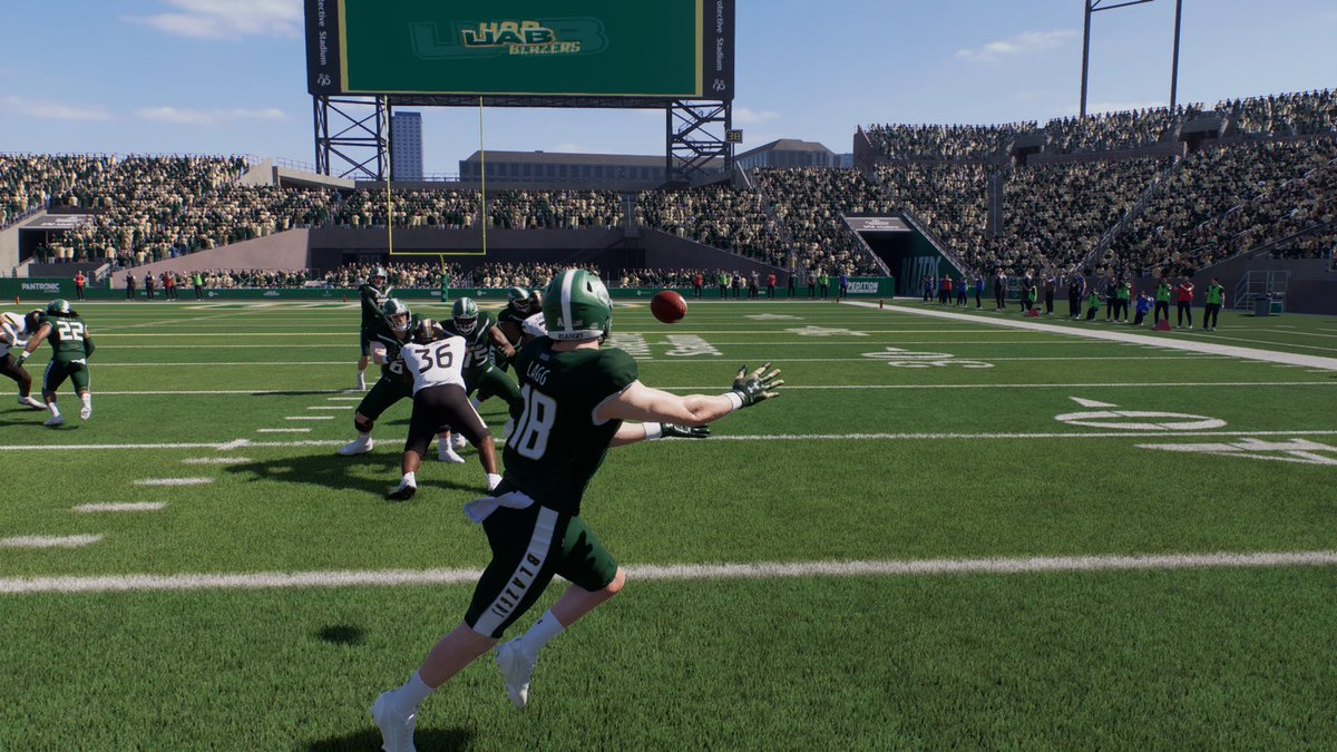MHHSFBall's tweet image. He’s in the game! 🎮

Check out our own Elijah Lagg in the new EA SPORTS College Football Game with the UAB Blazers! 

✈️