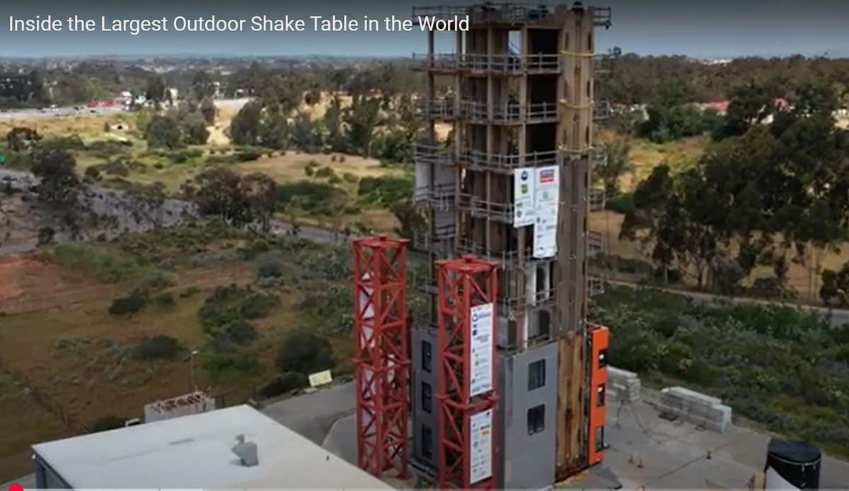 NHERI_UCSD's tweet image. Ever wondered what it’s like to step inside an earthquake? Co-PI Joel Conte takes us underground at the world’s largest outdoor shake table @UCSanDiego — now upgraded with 6 DOF to simulate the strongest quakes in history and funded by the @NSF!
Watch⬇️
youtube.com/watch?v=3abu7s…