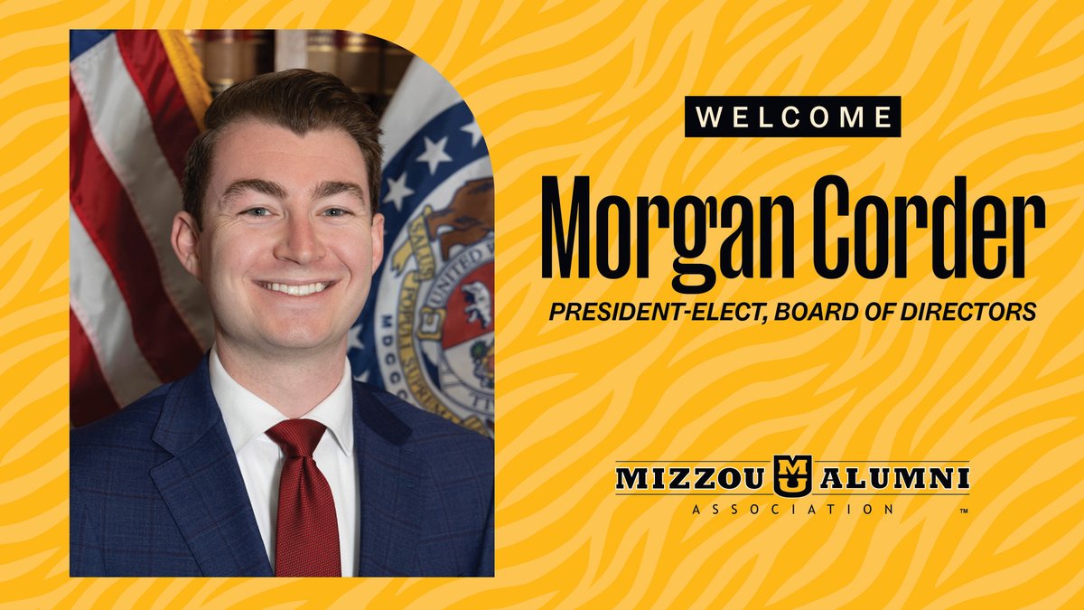 MizzouAlumni's tweet image. We're excited to welcome Morgan Corder, BA '18, as the Mizzou Alumni Association president-elect! Serving as the director of field operations for the US Senator Eric Schmitt, Morgan brings valuable expertise to this new role. Learn more about Morgan: brnw.ch/21wTZwr