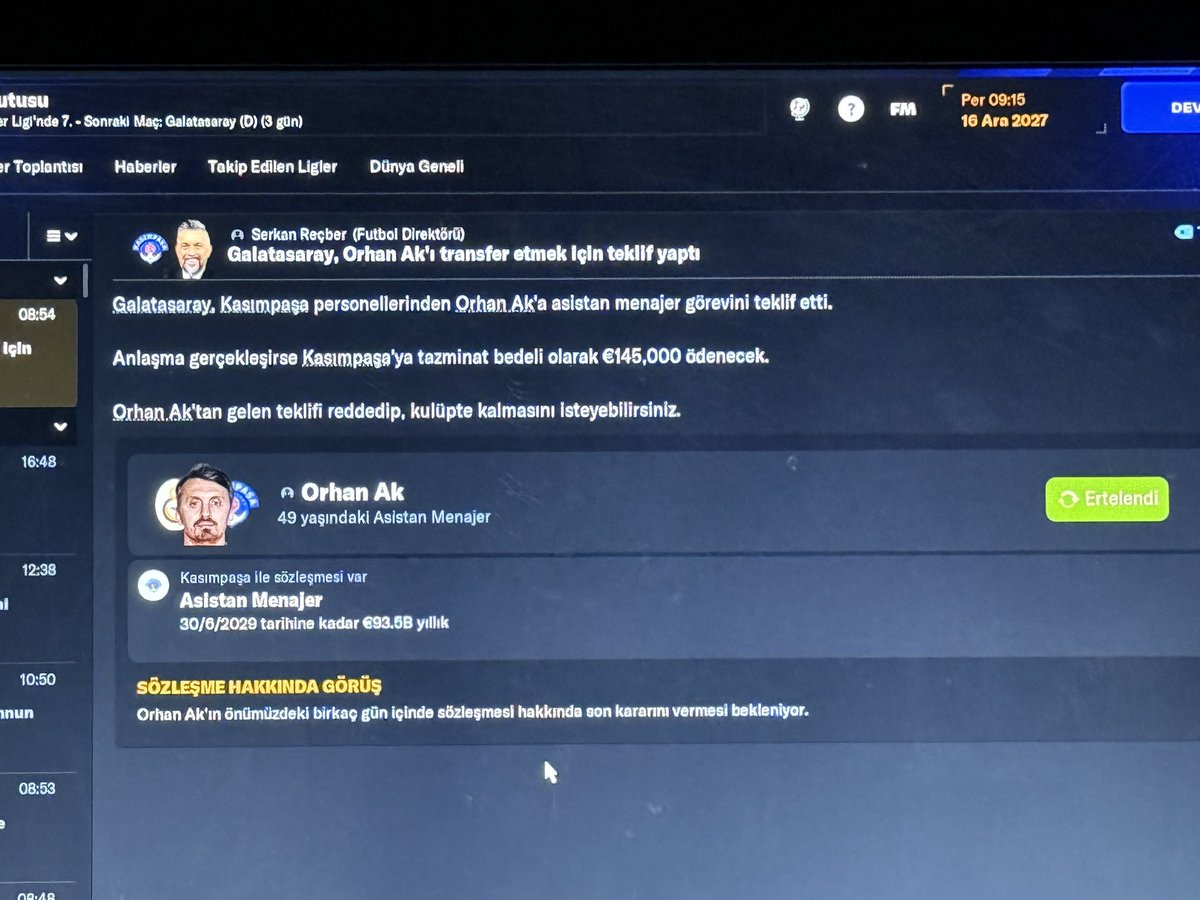 labtekbey🇹🇷 (@labtekbey) on Twitter photo Adamlarla 3 gün sonra maçım var benim asistana teklif yapıyorlar lannnn nasıl bir güruhsunuz siz kejdkkflfkfkgksksbdb <a href="/GalatasaraySK/">Galatasaray SK</a> 🙈🙈🙈
<a href="/FMHikayeleri/">FMHikayeleri</a> <a href="/Fmanaliz1/">Fm Analiz</a>
#fm2024 Adamlarla 3 gün sonra maçım var benim asistana teklif yapıyorlar lannnn nasıl bir güruhsunuz siz kejdkkflfkfkgksksbdb <a href="/GalatasaraySK/">Galatasaray SK</a> 🙈🙈🙈
<a href="/FMHikayeleri/">FMHikayeleri</a> <a href="/Fmanaliz1/">Fm Analiz</a>
#fm2024