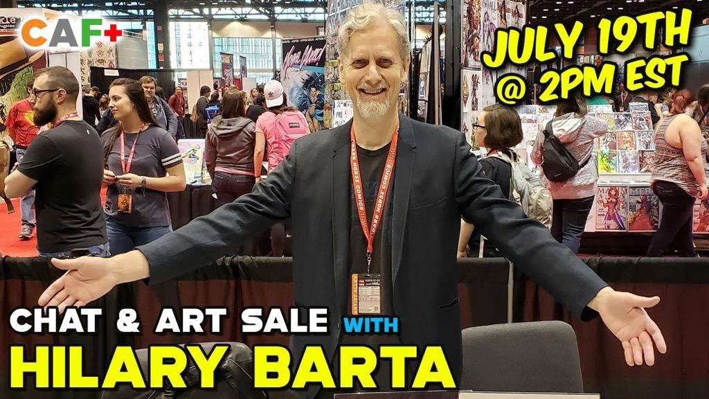 HilaryBarta's tweet image. I'll be having a chat and live art SALE with @comicartfans on July 19! Tell your friends! Tell your enemies! Set a reminder now or tune in live at same link:
youtube.com/watch?v=2_17ec…