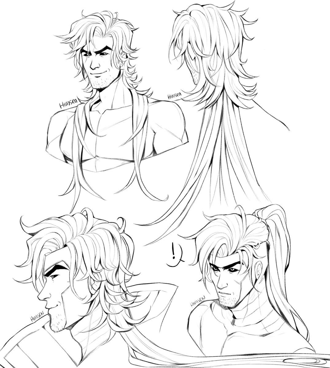 itshimsen's tweet image. Long haired ponytail Gambit? Long Haired ponytail Gambit. #Gambit #xmen