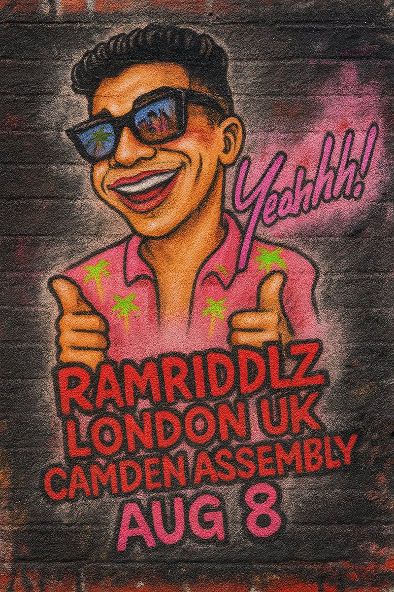 LONDON UK 🇬🇧 I'm pulling up on ya AUG 8 
ticketweb.uk/event/ramriddl…