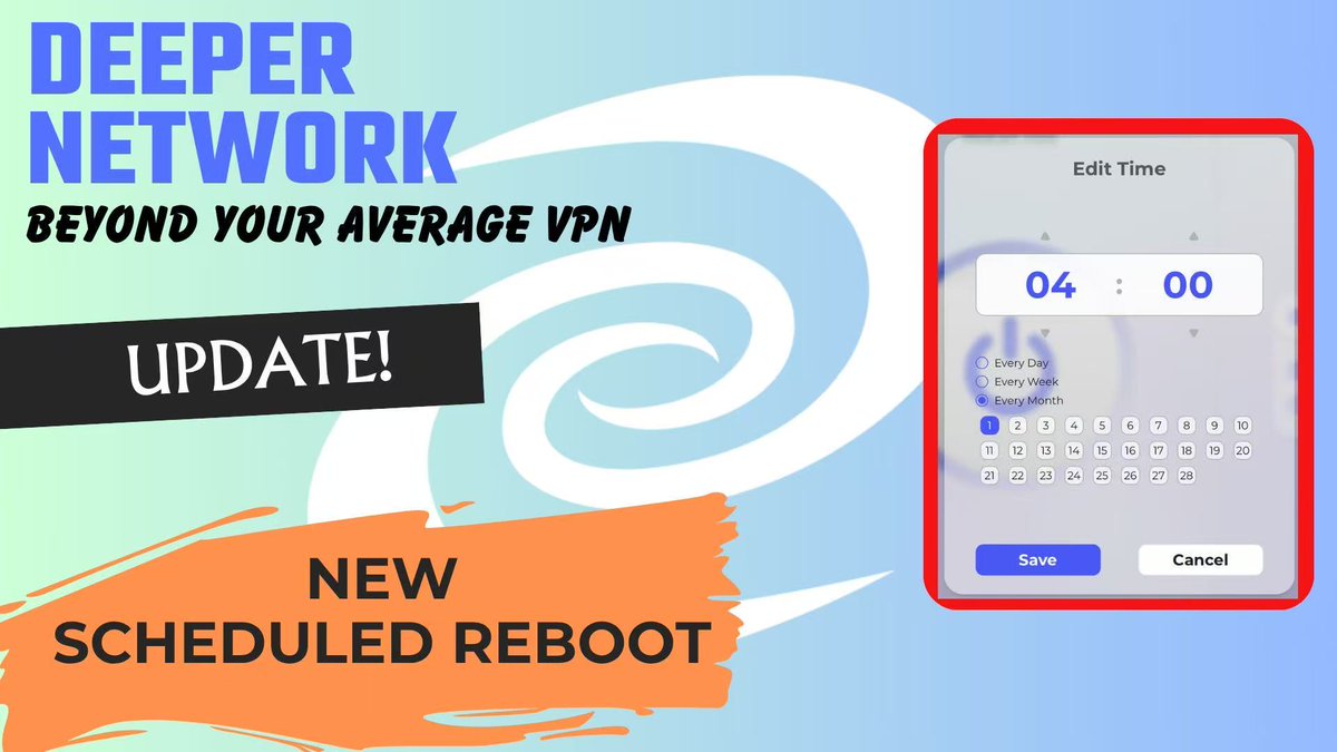 One of the new features that’s added to the upcoming new firmware 2.0.2 is scheduled reboot, which will help make sure your device is always running in tip top form. Check out how it works before it arrives: youtu.be/tQjq_byhmUs