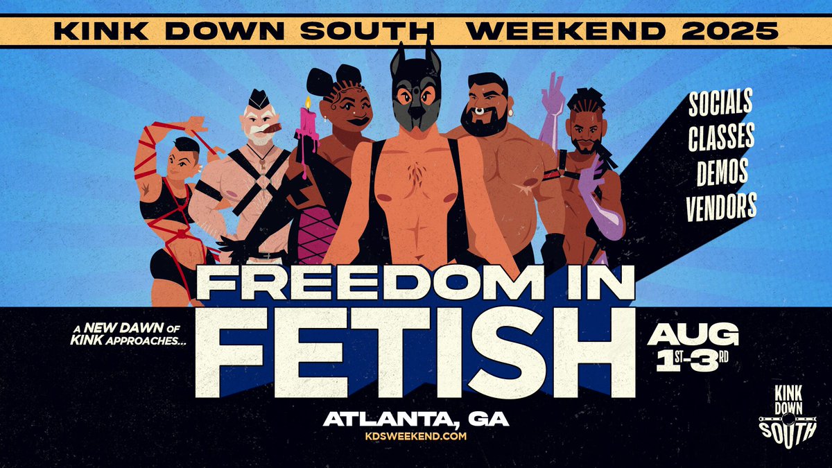 OK Gang  Less than 3 weeks away  Who is Joining us and representing    Yup Ill be there  <a href="/KinkDownSouth/">Kink Down South</a> <a href="/JustForFansSite/">JustForFans</a>