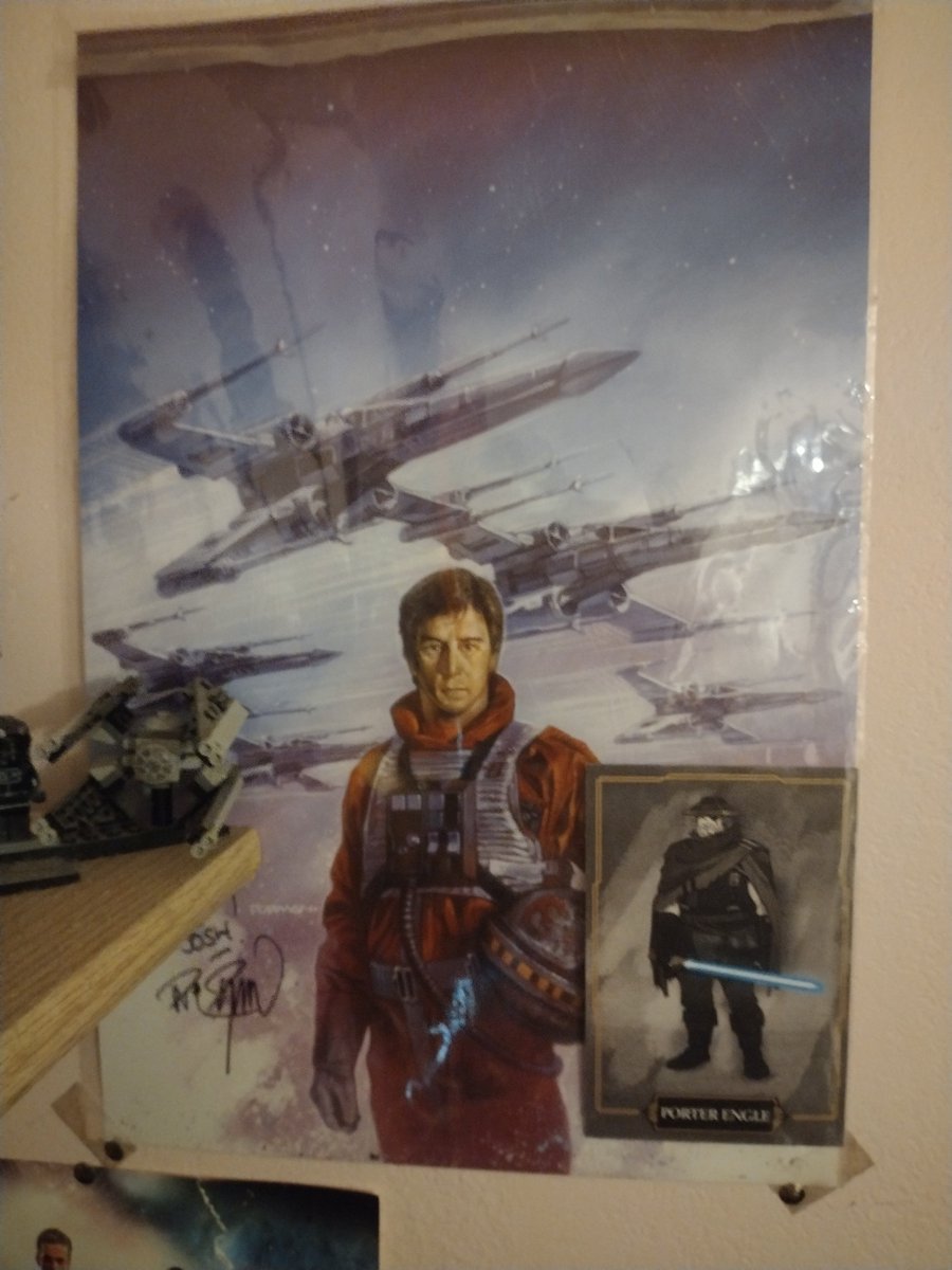 Joshua Hartman (@admiraljoshhar) on Twitter photo Decided to put my <a href="/CharlesSoule/">Charles Soule</a> signed postcard in the same protective sleeve as my signed Wedge Antilles poster! Covers up the helmet, but I think it works. And it will keep them both safe and on display! Decided to put my <a href="/CharlesSoule/">Charles Soule</a> signed postcard in the same protective sleeve as my signed Wedge Antilles poster! Covers up the helmet, but I think it works. And it will keep them both safe and on display!