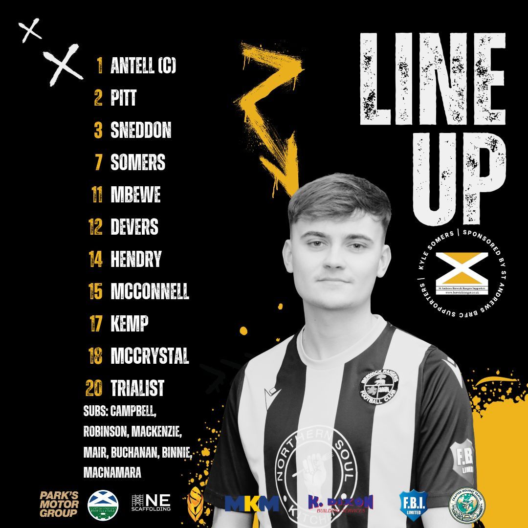 ⚽️ | The lineup!

Here's your 'Gers side to face Whitehill Welfare at Ferguson Park tonight!

🖤💛