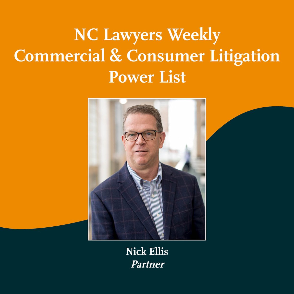 Poyner Spruill Law (@poynerspruill) on Twitter photo Join us in congratulating p.s. partner Nick Ellis for his recognition on the <a href="/NCLawyersWeekly/">NC Lawyers Weekly</a> Commercial & Consumer Litigation Power List! Read more: poynerspruill.com/2025/07/08/nic… Join us in congratulating p.s. partner Nick Ellis for his recognition on the <a href="/NCLawyersWeekly/">NC Lawyers Weekly</a> Commercial & Consumer Litigation Power List! Read more: poynerspruill.com/2025/07/08/nic…